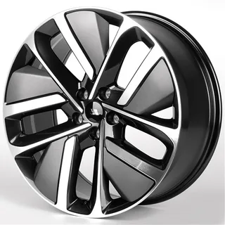 IWheel IVF-3164 9x21 5*120 Et:45,5 Dia:62,5 Чёрный Глянцевый + Полированные Спицы