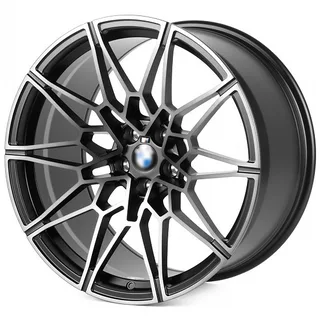 Forged SL826-CS443 10,5x22 5*112 Et:43 Dia:66,6 чёрный матовый + полированные спицы + матовый тёмный лак
