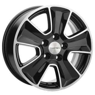 Khomen 1601 6,5x16 5*108 Et:45 Dia:60,1 Black-FP