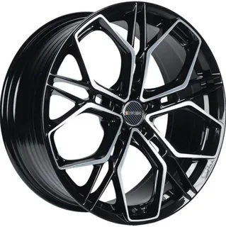 INCH FA8534 8x18 5*114,3 Et:30 Dia:60,1 Gloss Black Machined Face