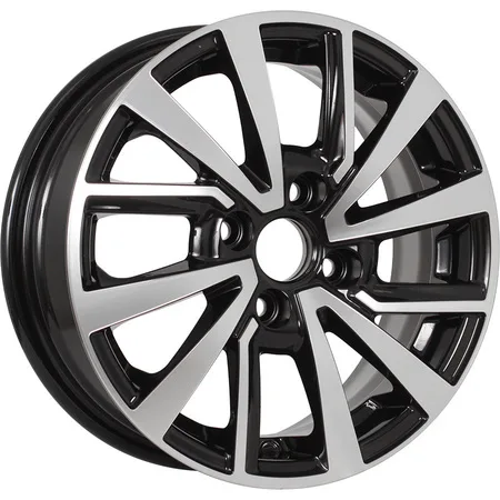 KDW KD1430 5,5x14 4*100 Et:40 Dia:60,1 Black_Front_Polished