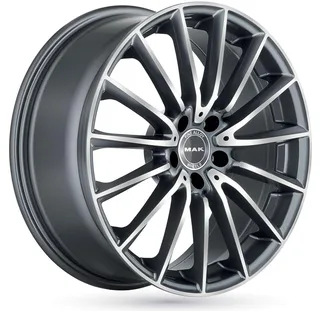 MAK Komet 8x18 5*112 Et:48 Dia:66,6 Gun Metallic Mirror Face
