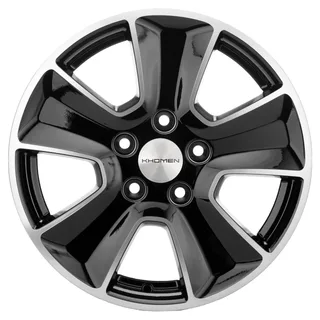 Khomen 1601 6,5x16 5*114,3 Et:50 Dia:66,1 BLACK-FP