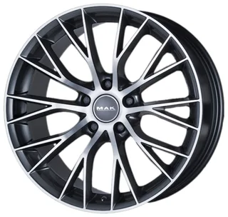 MAK MUNCHEN 8,5x19 5*120 Et:18 Dia:72,6 Gun Metallic-Mirror Face