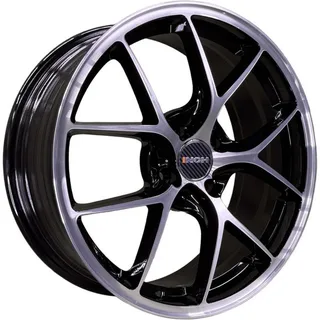 INCH FA8538 7x17 5*100 Et:48 Dia:56,1 Gloss Black Machined Face