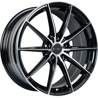 INCH FA8533 8x18 5*114,3 Et:30 Dia:60,1 Gloss Black Machined Face