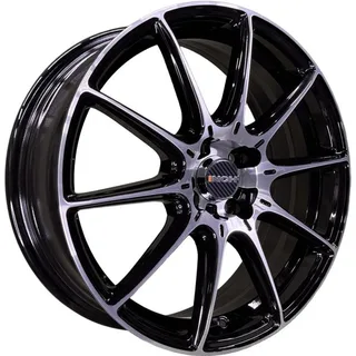 INCH FA8537 6,5x17 5*112 Et:38 Dia:57,1 Gloss Black Machined Face