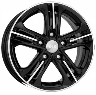 K&K Trinity 6x15 5*100 Et:39 Dia:67,1 алмаз черный