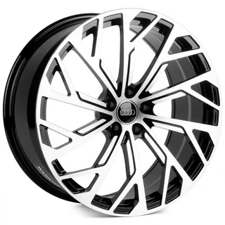 PTRACING FG886X-SK349 9,5x21 5*112 Et:30 Dia:66,45 Черный + Полированные Спицы