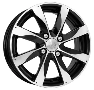 K&K Джемини 6x15 4*108 Et:38 Dia:67,1 алмаз черный