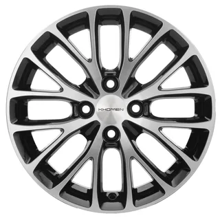 Khomen 1506 6x15 4*100 Et:46 Dia:54,1 black-fp